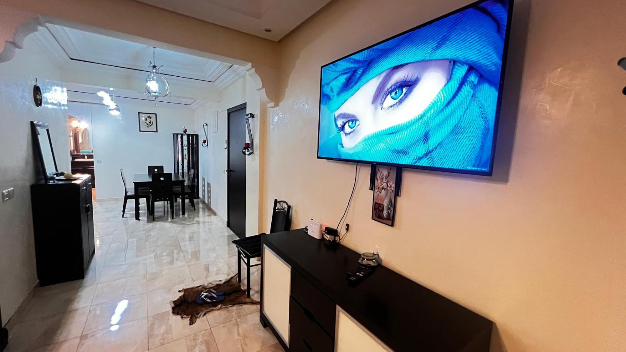 Magnifique Appartement Spacieux Confort Propre Familial 2 Chambres Salon Et Salle A Manger A 20Mn A Pied De Place Jemaa El Fina 4 Piscines Dans Espace De Golf A 12 Mn En Voitures L Entree Est Gratuit Pour La Clientele Ouvert Entre 10H Et 20H Marrakesz Zewnętrze zdjęcie